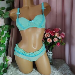 Rare Vintage 2006 Victoria's Secret Sexy Little Things Bra And Panty Set